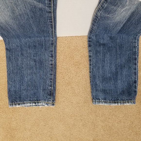 Abercrombie & Fitch jeans 2L Long Tall Erin straight skinny distressed low rise - Picture 7 of 16